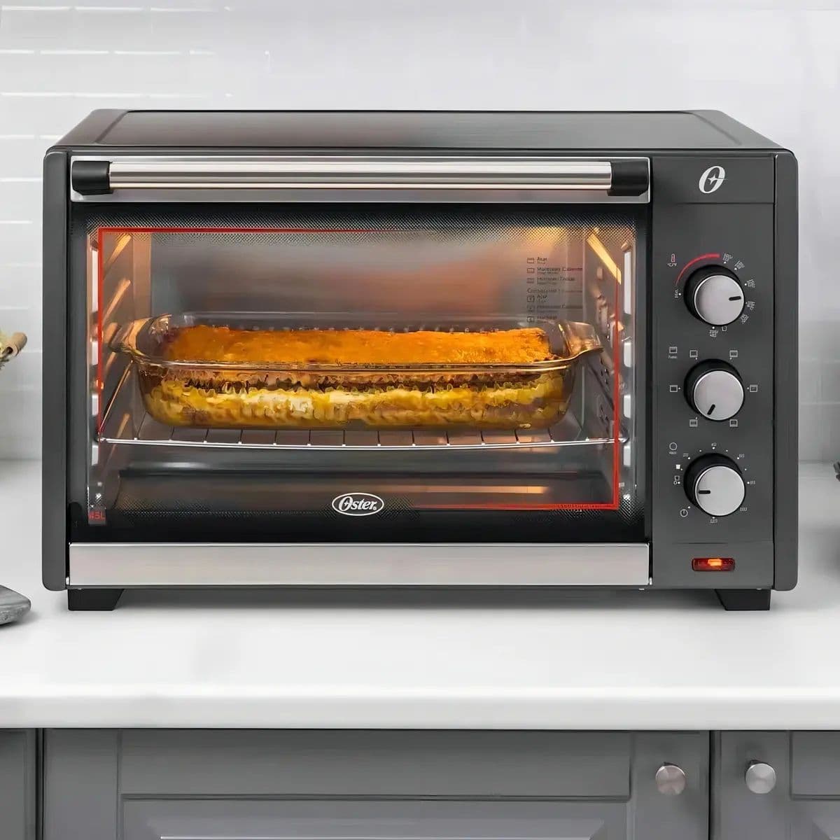 HORNO TOSTADOR OSTER 45 LITROS CONVENCIONAL GRIS OSCURO