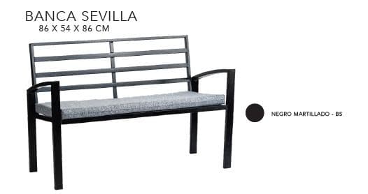 BANCA SEVILLA CON COJIN