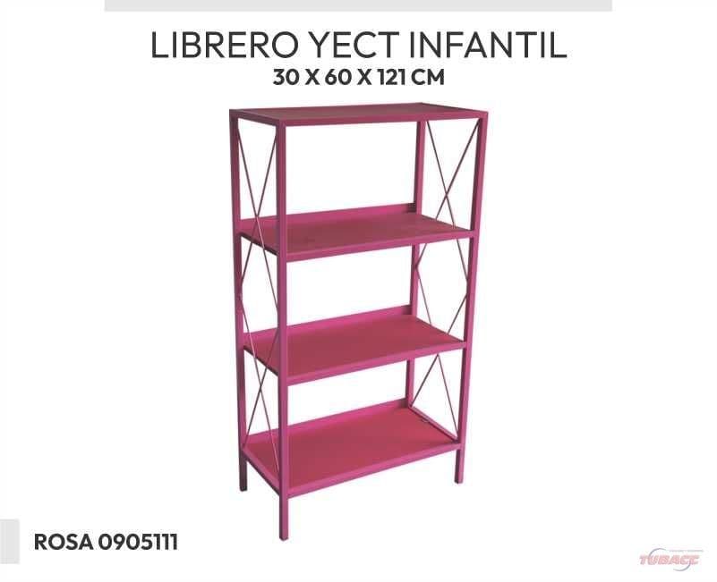 LIBRERO YECT INFANTIL ROSA