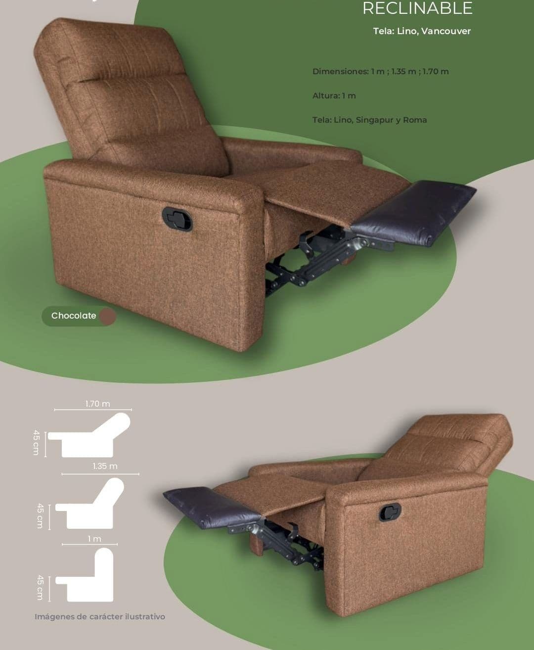 SILLON RECLINABLE ESPAÑA, imagen 2