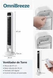 VENTILADOR DE TORRE OMNIBREEZE, imagen 3