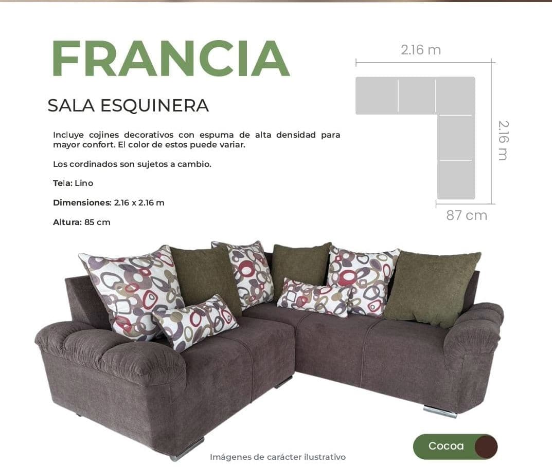 SALA FRANCIA ESQUINERA