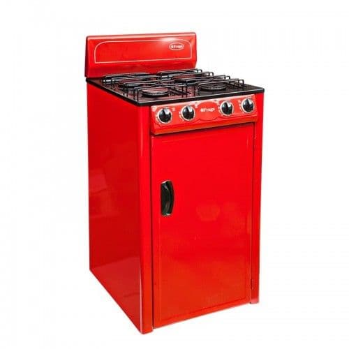 PARRILLA FRAGA CON GAVINETE 4Q P-225 ROJA