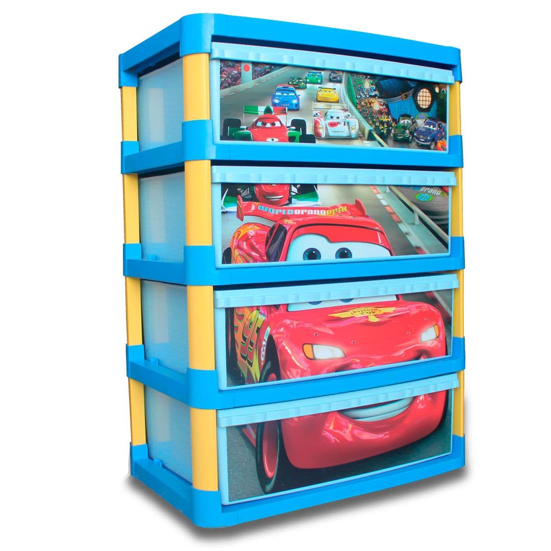 CAJONERA DE PLASTICO AZUL