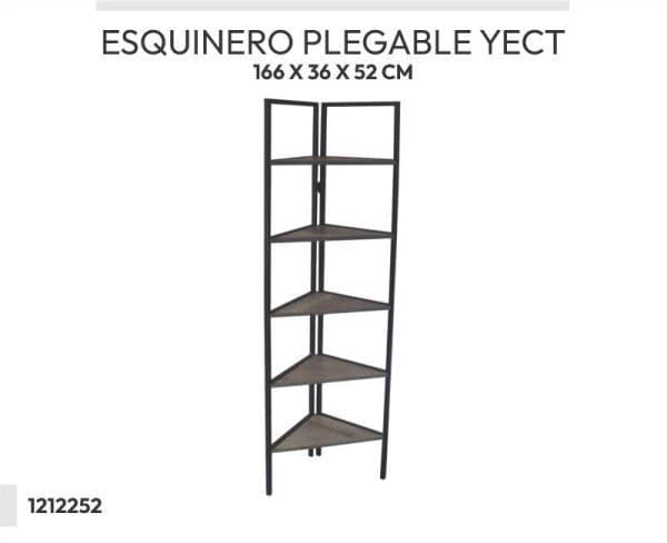 ESQUINERO PLEGABLE YECT NEGRO MARTILLADO