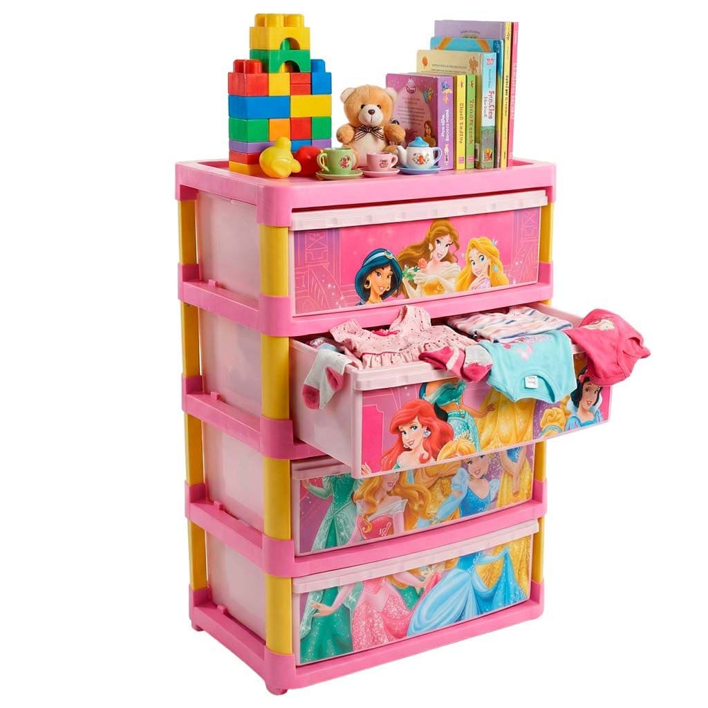 CAJONERA DE PLASTICO ROSA
